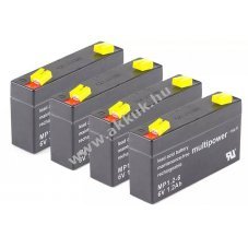 Axcom akkupakk 24V 1,2Ah 4db/csomag Stiegelmeyer Vitano AG300 Sicuro Plus orvosi �lom