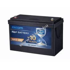 Axcom NA12-200 n�trium-ion akku 12V 200Ah M8 kontaktok