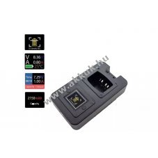 Axcom asztali t�lt� Motorola GP360 LCD kijelz� 12V1A t�lt�s �s kis�t�s r�di�