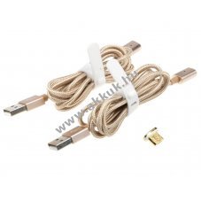 Helyettes�t� kozmetikai t�k�r 2db m�gneses mikro k�bel 1db mikro csatlakoz�