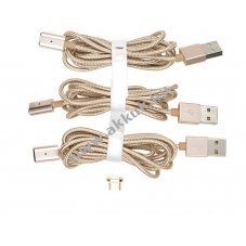 Helyettes�t� kozmetikai t�k�r 3db m�gneses mikro k�bel 1db mikro csatlakoz�