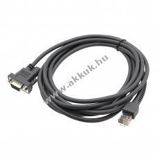 Helyettes�t� vonalk�dolvas� k�bel Zebra DS2208 RS232 300cm
