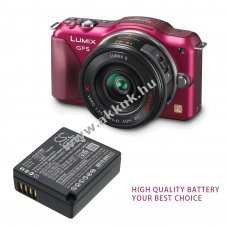 Helyettes�t� kamera akku Panasonic Lumix DMC-GF3 DMW-BLE9 750mAh 5,55Wh 7.4V