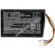 Helyettes�t� vonalk�dolvas� akku Coppernic C-One e-ID BP13-001080 3450mAh 12.77Wh