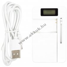 Helyettes�t� akkut�lt� akku Kyocera C6530 5V 500mA Micro USB k�bellel