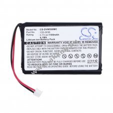Helyettes�t� kamera akku Digital Ally DVM-500PL 135-0036 1100mAh