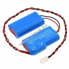 Helyettes�t� v�szvil�g�t�s akku Dual-Lite EVCUGWD4 784H75 1200mAh 7.68Wh 6.4V