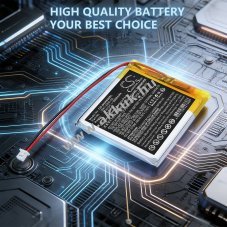Helyettes�t� b�bi�r akku GHB ABM800 2000mAh 7.4Wh 3.8V 7.6Wh