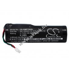 Helyettes�t� kutyanyak�rv akku Garmin Pro 70 361-00023-13 2200mAh 8.14Wh