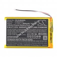 Helyettes�t� b�bi�r akku HelloBaby HB6081 AHB606090 4000mAh 14.8Wh