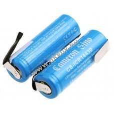 Helyettes�t� ipari akku 14430 650mAh/2.41Wh 2db/csomag forrf�llel