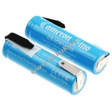 Helyettes�t� ipari akku 14500 700mAh 2.59Wh 2db/csomag csatlakoz�f�lekkel