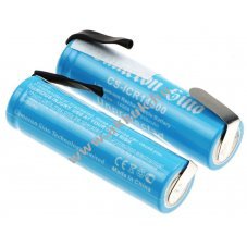 Helyettes�t� ipari akku 14500 700mAh 2.59Wh 2db/csomag forrf�lekkel