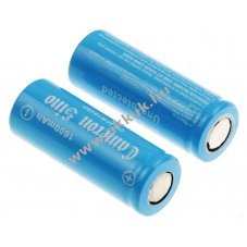 Helyettes�t� ipari akku 18490 1600mAh 5.92Wh 2db/csomag Li-Ion