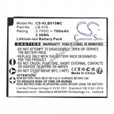 Helyettes�t� kamera akku Kodak WPZ2 LB-015 700mAh 2.59Wh