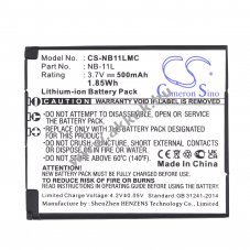 Helyettes�t� kamera akku Canon IXUS 125HS NB-11L 500mAh 1.85Wh