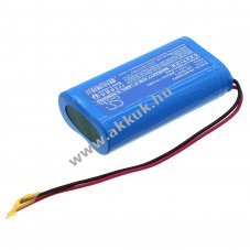 Helyettes�t� ipari akku 18650 2600mAh 2S1P akkupakk k�bellel