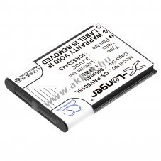 Helyettes�t� menetr�gz�t� kamera akku Prestigio RoadRunner 505 ICR533443 900mAh 3.33Wh Li-Ion