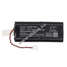 Helyettes�t� ajt�z�r elem 2300mAh 20.7Wh nem t�lthet�