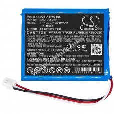Helyettes�t� m�r�m�szer akku ALPSAT Satfinder SF03-BT AS1005060 2000mAh 14.8Wh