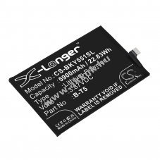 Helyettes�t� telefon akku Vivo Y55s B-T5 5900mAh 22.83Wh Li-ion