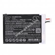 Helyettes�t� telefon akku Brondi 510 S HD / JLWZ 1900mAh 7.32Wh Li-ion