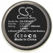 Helyettes�t� m�r�m�szer elem Testo 184-T4/TLH-2450 500mAh 1.8Wh