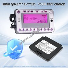 Helyettes�t� m�dialej�tsz� akku Delphi XM Satellite Radio SA10120 Roady LP103450SR 3600mAh 13.32Wh