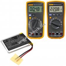 Helyettes�t� m�r�m�szer akku Fluke 15B HJ603040PL 650mAh 2.41Wh