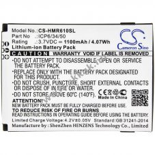 Helyettes�t� m�r�m�szer akku HumanWare SmartView Versa ICP6/34/50 1100mAh 4.07Wh