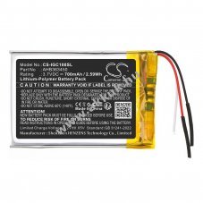 Helyettes�t� gps akku iGpsport BSC100 AHB363450 700mAh 2.59Wh