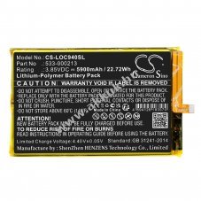 Helyettes�t� j�t�kkonzol akku Logitech G Cloud 533-000213 5900mAh 22.72Wh