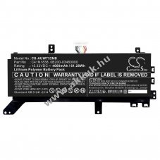 Helyettes�t� laptop akku Asus ProArt StudioBook Pro X C41N1838 4000mAh 61.28Wh