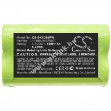 Helyettes�t� elektromos szersz�mg�p akku Black & Decker KC360H 15190 1600mAh 5.76Wh
