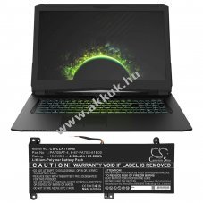 Helyettes�t� laptop akku Clevo Hasee G97E PA70BAT-4 4200mAh 63Wh 15V