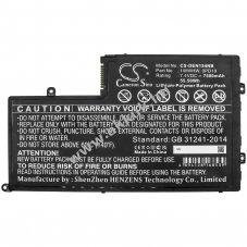 Helyettes�t� laptop akku Dell INS15-5565-D1945A 1WWHW 7500mAh 55.5Wh Li-Ion