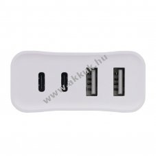 Helyettes�t� pd gyorst�lt� 4-port 40W USB-A USB-C Power Delivery falit�lt�