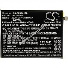 Helyettes�t� telefon akku Infinix Smart BL-AW878 2650mAh 9.81Wh