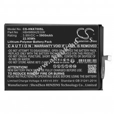 Helyettes�t� telefon akku Honor X7B HB4966A2EGW 5900mAh 22.95Wh