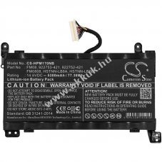 Helyettes�t� laptop akku HP Omen 17-AN004NO 922753-421 5300mAh 77.38Wh