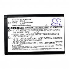 Helyettes�t� ad�vev� akku Icom BP-243 1500mAh 5.55Wh 3.7V