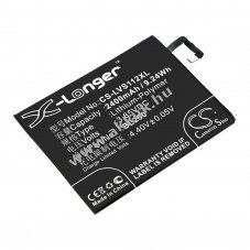 Helyettes�t� telefon akku Lenovo Vibe S1 BL250 2400mAh 9,24Wh Li-Ion