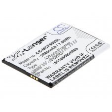Helyettes�t� telefon akku Mobistel Cynus F9 615080005069 2000mAh 7.6Wh Li-Ion