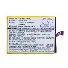 Helyettes�t� telefon akku Micromax Canvas Gold LWDEB16 2300mAh 8.74Wh