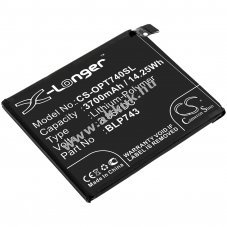 Helyettes�t� telefon akku OnePlus 7T BLP743 3700mAh 14.25Wh