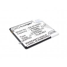 Helyettes�t� telefon akku Alcatel One Touch Pixi First TLi014C7 1400mAh 5.18Wh