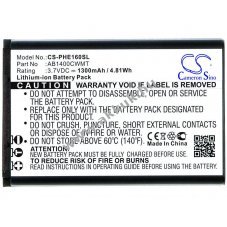 Helyettes�t� telefon akku Philips E160 AB1400CWMT 1300mAh