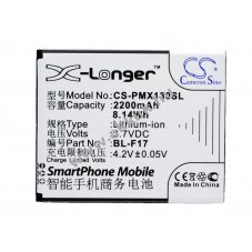 Helyettes�t� telefon akku PHICOMM BL-F17 2200mAh 8.14Wh 2S 3.7V