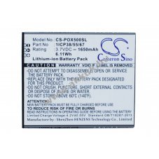 Helyettes�t� telefon akku POSH Orion Pro 1ICP38/55/67 1650mAh 6.11Wh