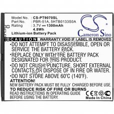 Helyettes�t� telefon akku Pantech Burst PBR-51A 1300mAh 4.81Wh